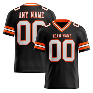 Créez votre propre maillot de football américain pour jeunes, sublimation personnalisée, nouveaux designs 2025, 100% polyester, manches courtes - Product Image 3