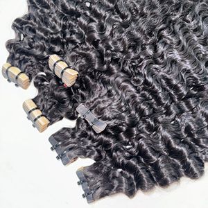 Ruban en cheveux humains vietnamiens bouclés birmans de couleur naturelle - Product Image 5