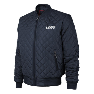 2025 bas quantité minimale de commande prix de gros matelassé Satin dos Slogan Bomber Jacket/Varsity avant dos imprimé Bomber Jacket - Product Image 3
