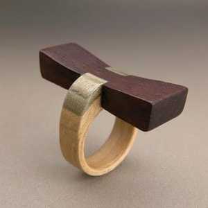 Bagues en bois faites à la main de style vintage SAMI HANDICRAFTS SH-WFR-1994, polies à la main, nouveau design américain, certifiées IGI - Product Image 3