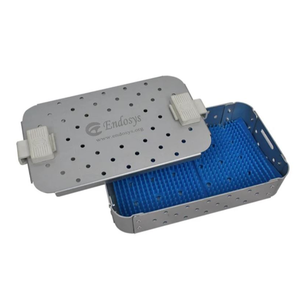 Endosys ถาดฆ่าเชื้อขนาดกลางแบบแบนนำกลับมาใช้ใหม่ได้ทนทานการออกแบบอลูมิเนียมด้วยตนเองแหล่งพลังงานสำหรับใช้ในโรงพยาบาล - Product Image 1