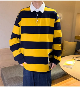 เสื้อสเวตเตอร์ถักผ้าฝ้าย 100% สำหรับผู้ชาย แบบสั่งทำพิเศษ ระบายอากาศได้ดี บางเบา ป้องกันริ้วรอย สวมใส่สบาย ทรงหลวม เหมาะสำหรับเป็นเสื้อตัวใน ฤดูใบไม้ร่วงและฤดูหนาว สีพื้น - Product Image 6