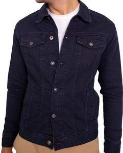 Chaqueta Vaquera de Invierno de Alta Calidad para Hombre con Logotipo Personalizado, Estilo Casual Urbano, Transpirable y Resistente al Viento - Product Image 6