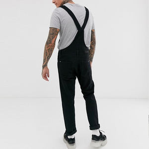 Pantalones casuales de alta calidad para hombre Slim Fit Blue Men Denim Cintura alta Pantalones largos Pantalones vaqueros Mono general para hombres - Product Image 4