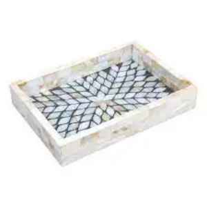 Bandeja Artesanal con Incrustaciones de Resina y Delicados Diseños Florales, Vajilla Moderna de Lujo para Cocina, Ideal para Regalos de Eid y Ramadán - Product Image 6