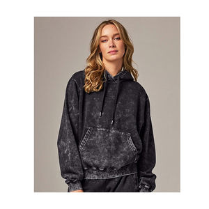 Survêtements évasés personnalisés avec fermeture éclair 500 GSM combinaison de jogging à jambe droite survêtement en détresse ensembles de sweats à capuche et de pantalons de survêtement pour hommes - Product Image 3