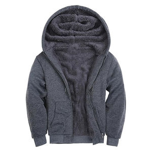 2025 nuevo estilo sudaderas con capucha para hombre cremallera de buena calidad 100% algodón cremallera completa calle para invierno venta en línea con servicio OEM - Product Image 4