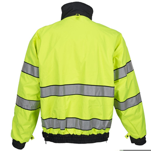 Blouson bomber réfléchissant haute visibilité 2026 avec capuche – Vêtements de travail de sécurité en gros pour hommes et femmes – OEM - Product Image 2