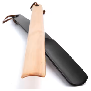 Mango de cuerno de zapato de madera Cuerno de zapato de madera real pulido Cuerno de zapato corto y elegante con embalaje para la venta Producto con buena calidad - Product Image 4