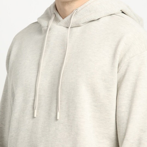 เสื้อสเวตเตอร์มีฮู้ดสำหรับผู้ชายแบบสวมหัวคอกลมผ้าคอตตอนเนื้อนุ่มดีไซน์หรูหรา - Product Image 6