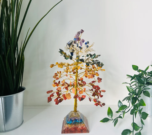 Gran oferta de la mejor calidad, árbol de cristal Natural de siete Chakras, orgonita, piedra de cristal, ágata, pedido a granel, decoración del hogar - Product Image 6