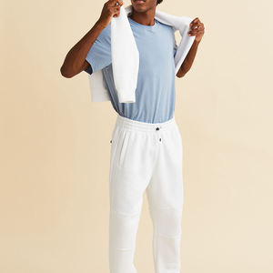 กางเกงคาร์โก้สำหรับผู้ชายกางเกงคาร์โก้กางเกงผ้า100% ผ้าฝ้ายสีเทาดีไซน์ตามสั่ง - Product Image 2