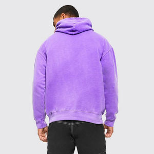 Nouveauté Streetwear Sweat-shirts à capuche pour hommes Logo personnalisé Sweat-shirts en molleton de coton vierge Thermique - Product Image 4