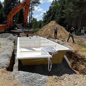 สระว่ายน้ำไฟเบอร์กลาสระดับมืออาชีพ ขนาด 10 ฟุต สำหรับกลางแจ้ง ดูแลรักษาง่าย ทนทานต่อรังสียูวี กันลม ติดตั้งได้ทั้งแบบฝังดินและแบบตั้งพื้น ปรับแต่งได้ตามต้องการ - Product Image 1