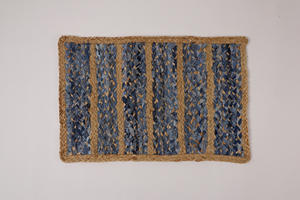 Set de table en tissu denim de jute tressé 40 x 60 cm, vaisselle écologique, tapis de table pour la salle à manger, vente en gros, export - Product Image 6