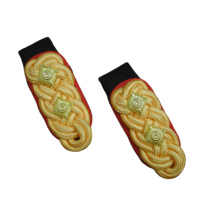 Épaulettes d'insigne de grade allemand HEER de la Seconde Guerre mondiale, insignes de grade, nœuds de marque, badges Hamza HB-K-897