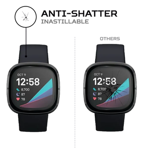 ANTISHOCK สำหรับฟิตบิท เซนส์ฟิล์มกันรอยหน้าจอ ฝาครอบป้องกันระดับพรีเมียมสำหรับสมาร์ทวอทช์ของคุณ - Product Image 5