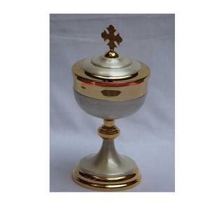 Ciborium ทองเหลืองขัดเงาดีไซน์เนอร์งานฝีมือโลหะพรีเมี่ยม - Product Image 6