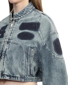 Sweats à capuche en denim délavé à l'acide personnalisés Sweats à capuche délavés épaule tombante Sweats à capuche brodés lourds unisexe - Product Image 5