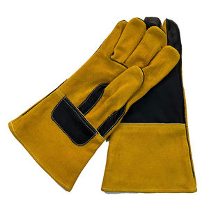 Gants de soudage tig en cuir de mouton doux et confortables de protection personnelle gants de travail résistants à la protection des mains - Product Image 2