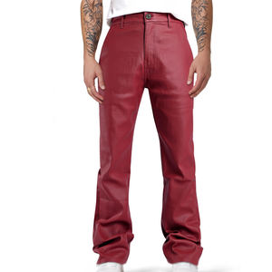 Pantalones de cuero genuino para hombre de calidad superior Precio asequible Ropa de hombre Pantalones de cuero genuino para venta en línea - Product Image 1
