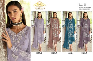 Costume élégant traditionnel indien Salwar Kameez pour femmes, tenue de fête de mariage, ensemble ethnique brodé de créateur - Product Image 6