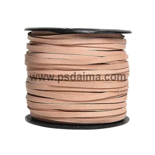 Jewelry Strength Plain Flat Leather Cord Multiple Packing Available