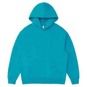 Sweat-shirt à capuche pour homme en molleton 100% coton, coupe classique, respirant, écologique, décontracté, motif uni, pour l'hiver - Product Image 4