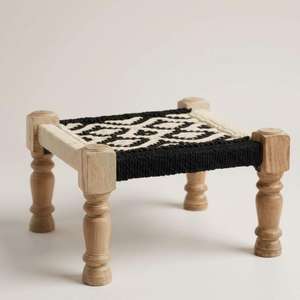 Handmade Moroccan Tabouret <b>Pouf</b> Ottoman Boho Decorative <b>Footstool</b> Cushion Traditional Berber Home Living Room Furniture - Product Image 1
