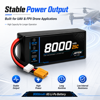 Batería LiPo de Grado Industrial 6S 22.2V 8000mAh 25C, Paquete de Baterías de Alta Densidad de Energía para Drones RC de Topografía y Mapeo Profesional