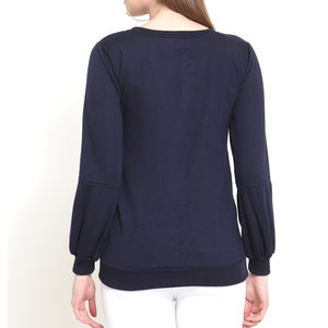 2025 sudadera de Jersey ajustada transpirable para mujer nueva moda de invierno al por mayor estilo Hip Hop con logotipo frontal OEM disponible - Product Image 3