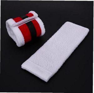 แหวนผ้าเช็ดปากทำด้วยผ้าขนสัตว์ตกแต่งด้วยที่คลุมซานตาคลอสสำหรับเทศกาลคริสต์มาสเพิ่มความทันสมัยให้กับโต๊ะอาหารของคุณ - Product Image 2