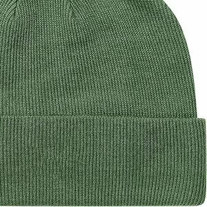 Gorro de punto de lana de invierno con logotipo personalizado unisex, gorro de punto liso suave de alta calidad, ajustable, cómodo, informal, para uso diario - Product Image 2