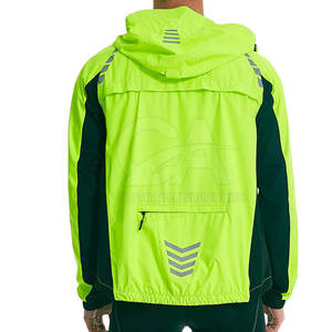 Vente en gros Veste coupe-vent à fermeture éclair OEM Veste coupe-vent personnalisée pour hommes Veste coupe-vent pour hommes - Product Image 2