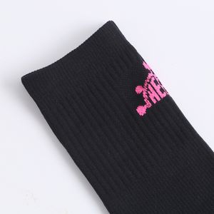 Cómodo suave transpirable antibacteriano negro Logo gran promoción último Popular gimnasio algodón Spandex fútbol calcetines acolchados - Product Image 2