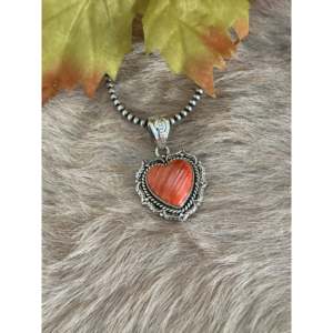 Pendentif en huître barbelée fait main du sud-ouest, en argent sterling, serti de pierres - Product Image 3