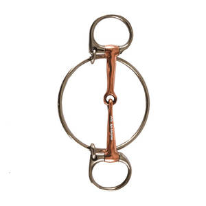 Bocado para Caballo Dexter Ring Racing con Boquilla de Acero Inoxidable y Cobre, Diseño y Color Personalizados de Alta Calidad, Apto Enterprises AE-12287 - Product Image 2