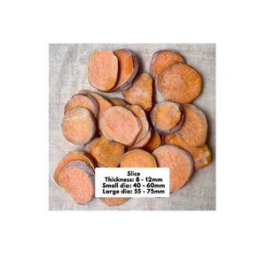 HOT SALE IQF Frozen Purple <b>Sweet</b> <b>Potato</b> - High Quality Frozen <b>Sweet</b> <b>Potato</b> - From 100% <b>Fresh</b> <b>Sweet</b> <b>Potato</b> in Vietnam - Product Image 1