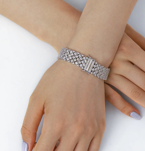 Charmes pendentifs en argent 925 avec moissanite taille princesse, style hip-hop cartoon, pour occasions de fête unisexes - Product Image 2