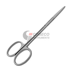 Tijeras de Precisión para Microcirugía, Punta Fina y Afilada, Acero Inoxidable Quirúrgico, Tijeras Curvas para Disección - Product Image 1