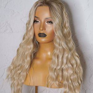 Transformez votre look avec 360 Temple Remy Ombre Blonde Couleur Swiss Lace Wig Shine & Style - Product Image 4