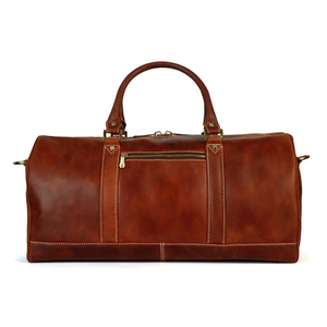 Bolsa de Viaje Deportiva de Hombro de Cuero Genuino Personalizada de Buena Calidad, Duradera, para Exteriores, al por Mayor, la Más Vendida y Moderna - Product Image 1