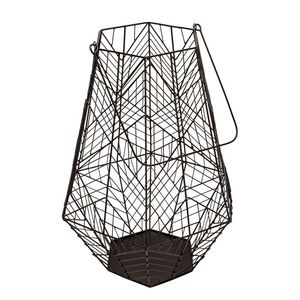 Farol de Hierro Único que Mejora la Decoración del Hogar con Patrones Distintivos, Apto para Interiores, Exteriores y Eventos - Product Image 1