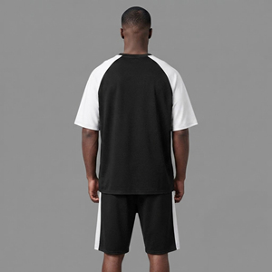 OEM/ODM 100% Coton Personnalisé Sérigraphié Homme Coupe Ample Épaules Tombantes Respirant Écologique Uni Grande Taille Streetwear - Product Image 5