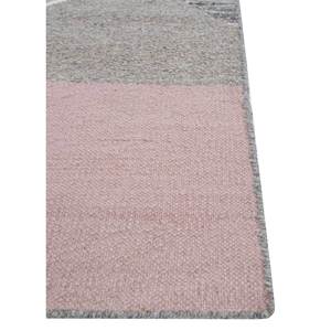 พรมขนสัตว์ทอมือลายเรขาคณิตสีงาช้าง รุ่น ADWL-13098 รูปทรงสี่เหลี่ยมผืนผ้า เหมาะสำหรับห้องนอน ห้องนั่งเล่น สำหรับวัยรุ่น สำหรับใช้ในบ้าน - Product Image 4