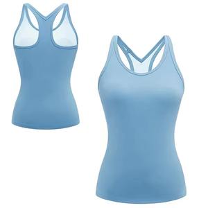 Camiseta Deportiva sin Mangas para Mujer OEM, Chaleco Deportivo Premium, Camiseta de Gimnasio Personalizada, Tejido que Absorbe la Humedad - Product Image 4