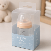 Boîte d'emballage transparente en PET PP recyclable, boîte cadeau en plastique transparente personnalisée pour biberon de bébé nouveau-né