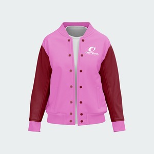 Chaqueta de Invierno Personalizada para Hombre Ostriya Intl, Estilo Urbano, Cortavientos, Universitaria, Deportiva, Tipo Letterman, 100% Nailon Transpirable - Product Image 2