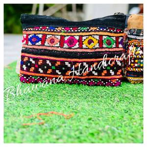 Pochette vintage bohème banjara, broderie afghane, sac à main, sac à main tendance, travail de patchwork indien, style bohème - Product Image 2