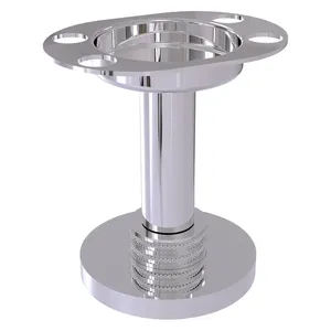 Porte-brosse à dents mural pour salle de bains Coupe de brosse à dents en métal Accessoire de salle de bains Design simple en acier inoxydable au prix de gros - Product Image 1